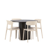 OliviaJídelní stůl-Mocca/MoccaVeneer+ÅstolJídelní židle-PřírodaWoodplasticcomposite_4