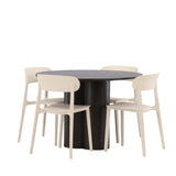 OliviaJídelní stůl-Mocca/MoccaVeneer+ÅstolJídelní židle-PřírodaWoodplasticcomposite_4