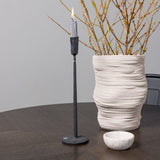 Jídelní stůl Copenhagen – černá / mocca dýha + jídelní židle Tempe – matná černá / kov _4