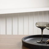 Camden Barový stůl - Ořech / Ořech MDF + Barová židle Opelika - Černá / Black Velvet _4