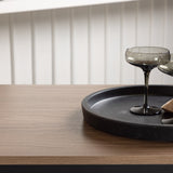 Camden Barový stůl - Ořech / Ořech MDF + Barová židle Opelika - Černá / Black Velvet _4