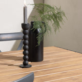 Break Jídelní stůl Alumnium - Černá / Nature Rectangular 90*150* +Tablas Jídelní židle Aluminium - Black / _4