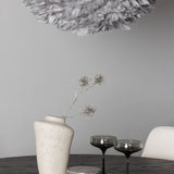 Jídelní stůl Lanzo φ120 - Mocca/Mocca +Jídelní židle Rosie - Černá / Béžová látka _4