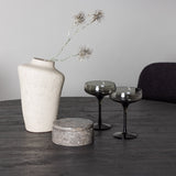 Jídelní stůl Lanzo φ120 - Mocca/Mocca + Jídelní židle Yesterday - Černá / Černá Boucle _4