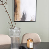 Jídelní stůl Astrid 200*75 - Matná černá / Matná černá MDF s dýhou + Jídelní židle Polar - Černá / Béžová Boucle _6