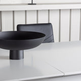 Jídelní stůl Disa 120/160*80 - Bílá / Šedá MDF + Jídelní židle Lily - Chromovaná noha / Černá PU _4