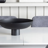 Jídelní stůl Disa 120/160*80 - bílá / šedá MDF + Rosie jídelní židle - černá / tmavě šedá látka _4