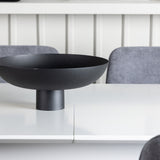 Jídelní stůl Disa 120/160*80 - bílá / šedá MDF + Rosie jídelní židle - černá / tmavě šedá látka _4