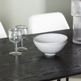 Jídelní stůl Isolde 180*75 – černá/černá MDF + noční jídelní židle – černá/bílá PU _4