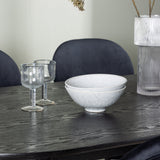 Jídelní stůl Isolde 180*75 – černá / černá MDF + jídelní židle Stella – černá / černý samet _4