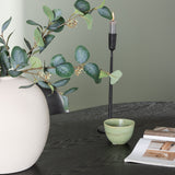 Jídelní stůl Isolde 180*75 - Černá / Černá MDF + Jídelní židle Zeno - Černá / Černá PP _4