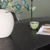 Jídelní stůl Isolde 180*75 - Černá / Černá MDF + Jídelní židle Zeno - Černá / Černá PP _4