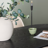 Jídelní stůl Isolde 180*75 – černá / černá MDF + jídelní židle Polar – černá / béžová Boucle _4