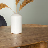 Jídelní stůl Isolda 140*75 - Nature / Nature MDF + Jídelní židle Polar - Černé nohy / Black Velvet _4