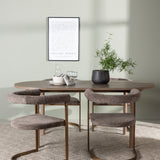 Andy jídelní stůl 180*75 – přírodní / přírodní MDF + ranní jídelní židle – černá / černá Boucle _4