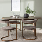 Andy jídelní stůl 180*75 – přírodní / přírodní MDF + ranní jídelní židle – černá / černá Boucle _4