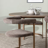 Andy jídelní stůl 180*75 – přírodní / přírodní MDF + ranní jídelní židle – černá / černá Boucle _4