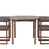 Andy jídelní stůl 180*75 – přírodní / přírodní MDF + ranní jídelní židle – černá / černá Boucle _4