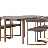 Andy jídelní stůl 180*75 – přírodní / přírodní MDF + ranní jídelní židle – černá / černá Boucle _4