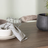 Andy jídelní stůl 180*75 – přírodní / přírodní MDF + ranní jídelní židle – černá / černá Boucle _4