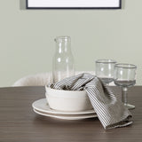 Andy jídelní stůl 180*75 - přírodní / přírodní MDF + jídelní židle Edina - černá / bílá Boucle _4