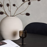 Kulatý jídelní stůl Bootcut - Černá / Černá Fanéer + Jídelní židle Stella - Černá / Černá Velvet _4