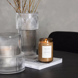 Kulatý jídelní stůl Bootcut - Černá / Černá Fanéer + Jídelní židle Yesterday - Černá / Černá Boucle _4