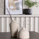 Jídelní stůl Kaseidon – kaučukové dřevo / tmavě hnědá MDF + jídelní židle Evelina – černá / světle šedá Velvet _4