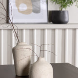 Jídelní stůl Kaseidon – kaučukové dřevo / tmavě hnědá MDF + jídelní židle Polar – černé nohy / černý samet _4