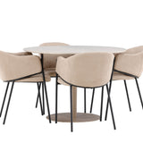 Lycke jídelní stůl s jídelní židlí Evelina