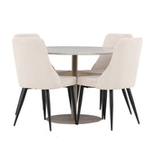 Lycke jídelní stůl s jídelní židlí Leone