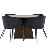 Bootcut jídelní stůl s jídelní židlí Berit