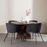 Bootcut jídelní stůl s jídelní židlí Berit