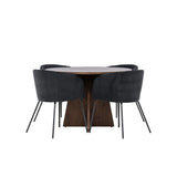 Bootcut jídelní stůl s jídelní židlí Berit