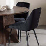 Bootcut jídelní stůl s noční jídelní židlí