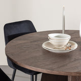 Bootcut jídelní stůl s noční jídelní židlí