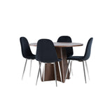 Bootcut jídelní stůl s jídelní židlí Polar