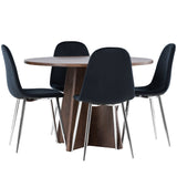 Bootcut jídelní stůl s jídelní židlí Polar