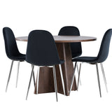 Bootcut jídelní stůl s jídelní židlí Polar