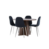 Bootcut jídelní stůl s jídelní židlí Polar