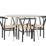 Jídelní stůl Plaza s jídelní židlí Alfons