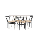 Jídelní stůl Plaza s jídelní židlí Alfons