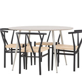 Jídelní stůl Plaza s jídelní židlí Alfons