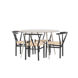 Jídelní stůl Plaza s jídelní židlí Alfons