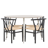 Jídelní stůl Plaza s jídelní židlí Alfons