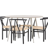 Jídelní stůl Plaza s jídelní židlí Alfons