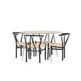 Jídelní stůl Plaza s jídelní židlí Alfons