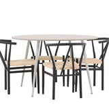 Jídelní stůl Plaza s jídelní židlí Alfons