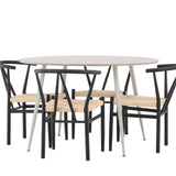 Jídelní stůl Plaza s jídelní židlí Alfons