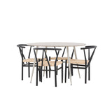 Jídelní stůl Plaza s jídelní židlí Alfons